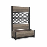 Deco lalea &icirc;napoiat plantator 110l lemn de frasin