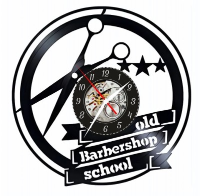 OLD BARBERSHOP- ceas de perete foto