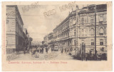 3729 - TIMISOARA, Market, tramway, Litho, Romania - old postcard - used - 1903, Circulata, Printata