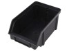 Cuvă ESD Polipropilenă Neagră 101x74x157mm 1k&Omega;