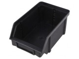 Cuvă ESD Polipropilenă Neagră 101x74x157mm 1k&Omega;