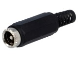Conector alimentare DC 5,5mm mufă tată pe cablu, NINIGI