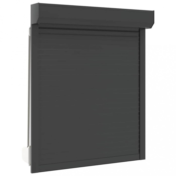 vidaXL Oblon rulant, antracit, 100 x 130 cm, aluminiu