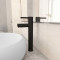 Gossi baterie mixer de baie, negru, 12x30 cm