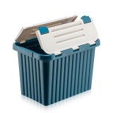 Cutie depozitare 26 L cu capac incorporat, din plastic color