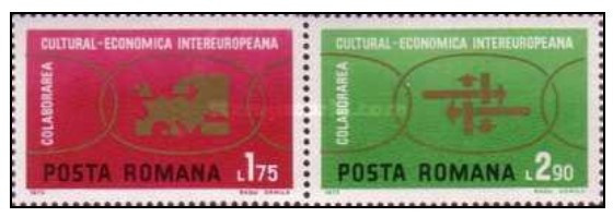 Romania 1972 - Colaborarea Cultural-Economică, serie neuzata