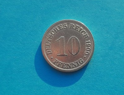 10 Pfennig 1900 Lit.D -Germania- foto