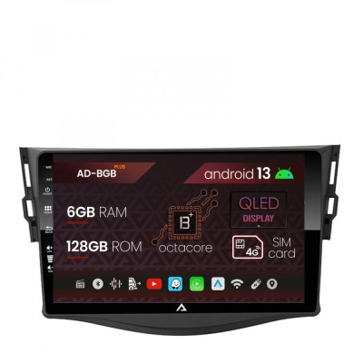 Navigatie Toyota RAV4 (2006-2013), Android 13, B-Octacore 6GB RAM + 128GB ROM, 9 Inch - AD-BGB9006+AD-BGRKIT096 foto