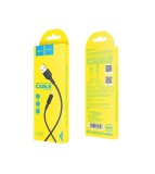Cablu de date USB 2.0 la Lightning pentru Apple iPhone Hoco Soarer X25-Lungime 1 Metru-Culoare Negru