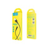 Cablu de date USB 2.0 la Lightning pentru Apple iPhone Hoco Soarer X25-Lungime 1 Metru-Culoare Negru