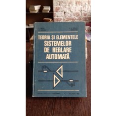 TEORIA SI ELEMENTELE SISTEMELOR DE REGLARE AUTOMATA - D. MIHOC