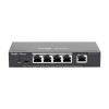 Switch 4 porturi PoE+ RJ45 Gigabit, 1 port uplink RJ45 Gigabit, L2 Cloud Management - Ruijie RG-ES205GC-P