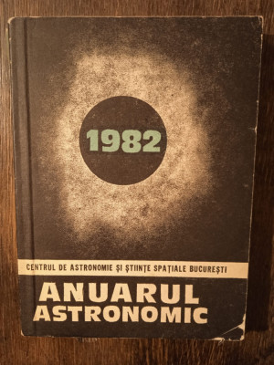 ANUARUL ASTRONOMIC 1982 foto