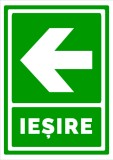 Semn de iesire cu sageata in stanga