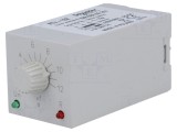 Timer 1-12s DPDT 230VAC 5A IP40 RTX-132