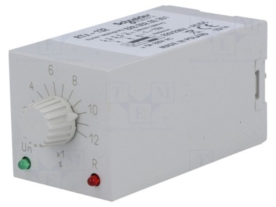 Timer analogic 1-12s DPDT 230VAC foto