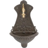 Chiuveta de gradina, model mini, aluminiu, maro, 25x11.5x41.5 cm, Strend Pro