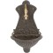 Chiuveta de gradina, model mini, aluminiu, maro, 25x11.5x41.5 cm, Strend Pro