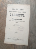 Cumpara ieftin Statutele Societății Agricole Galbenul, comuna Poienari județul Gorj, 1901