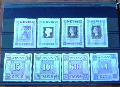 NEVIS-timbre pe timbre foto