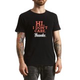 Tricou Barbati, cu mesaj ironic urban, negru, marime M