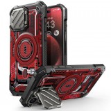 Husa MagSafe pentru Apple iPhone 15 Pro Max, Supcase, Unicorn Beetle XT, Rosie