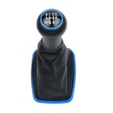 Nuca schimbator viteze + manson albastru compatibil Volkswagen VW Golf 4 Bora
