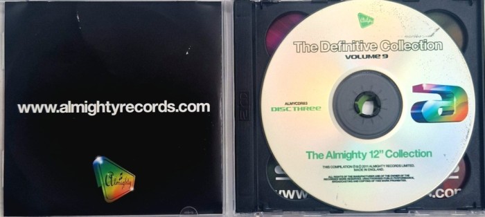 Various &lrm;&ndash; Almighty The Definitive Collection 9 - The Almighty 12&quot; Collection NM / NM CDr house synth pop Almighty UK 2011