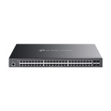 Switch 48 porturi PoE RJ45 Gigabit, 4 x SFP Gigabit, L2 Management, 1U - TP-Link Omada SG3452P