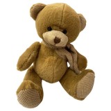 Ursulet maro de plus Maxi lumanare botez