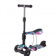 Trotineta Makani 3 in 1 Ride and Skate Picasso