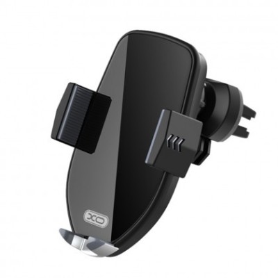 SUPORT AUTO AUTOMAT CU INCARCARE WIRELESS XO-WX011, 10W NEGRU BLISTER foto
