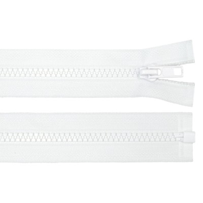 Fermoar plastic detasabil Crisalida, lungime 30 cm, Alb foto