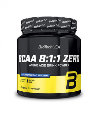 Supliment Alimentar BCAA 8:1:1 Zero Zmeura 250gr Bio Tech USA foto