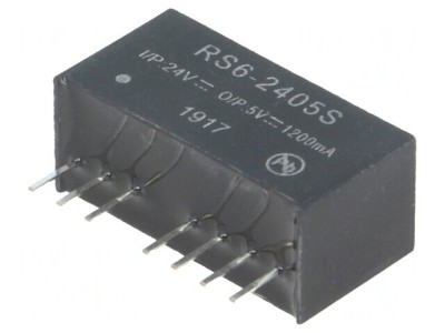 Convertor DC/DC 6W 18-36V la 5V 1.2A SIP8 foto