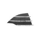 Grila bara fata Ford Kuga, 01.2013-, Dreapta, 32X127-4 insertie crom