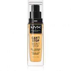 NYX Professional Makeup Can't Stop Won't Stop Full Coverage Foundation fond de ten cu acoperire ridicată culoare 11 Beige 30 ml