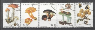 Sao Tome 1990 Mushrooms used DE.051 foto