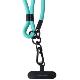 Snur textil Techsuit RCS1-70 pentru telefon, verde menta