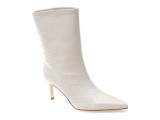 Botine elegante EPICA albe, EB928, din piele naturala