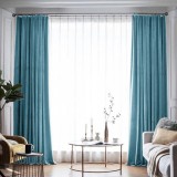 Draperie din catifea blackout cu rejansa din bumbac tip fagure, Madison, 200x260 cm, densitate 700 g/ml, Casal, 1 buc