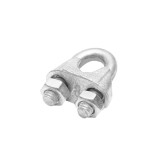 Brida zincata DIN 741-08 pentru fixarea cablurilor metalice