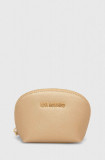 Love Moschino portfard culoarea auriu