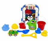SET MICUL CALATOR RUCSAC PENTRU NISIP ALBASTRU