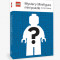 Lego Mystery Minifigure Mini Puzzle (Blue Edition2)