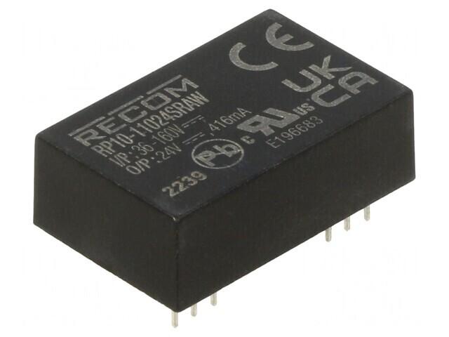 Convertor DC/DC 10W 36-160V la 24V 416mA