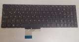 Tastatura Laptop, Lenovo, IdeaPad Y50-70, Y50-70A, Y50-70AM, Y50-80, Y70-70, U530, U530P, iluminata, layout UK (TR) turca