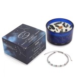 Lumanare Zodia Rac cu Cristale si Bratara cu Pietre Pretioase