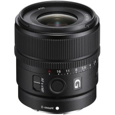Obiectiv Sony, montura E, 15mm, F1.4 G, Negru