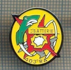 Y 990 INSIGNA- MILITARA -3 BATTERIE 403 RA-REGIMENT ARTILERIE ANTIAERIANA-FRANTA